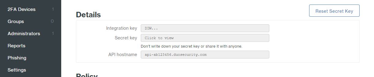 Step 4 Select Auth API