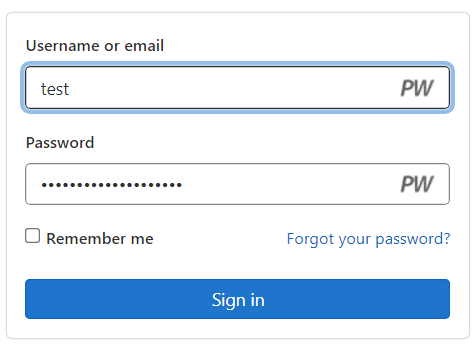 Password capture notification