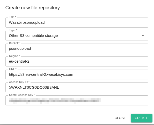 Step 4 Configure the file repository